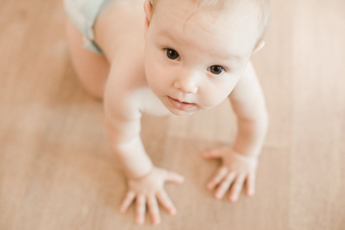 baby moving hands and feet constantly